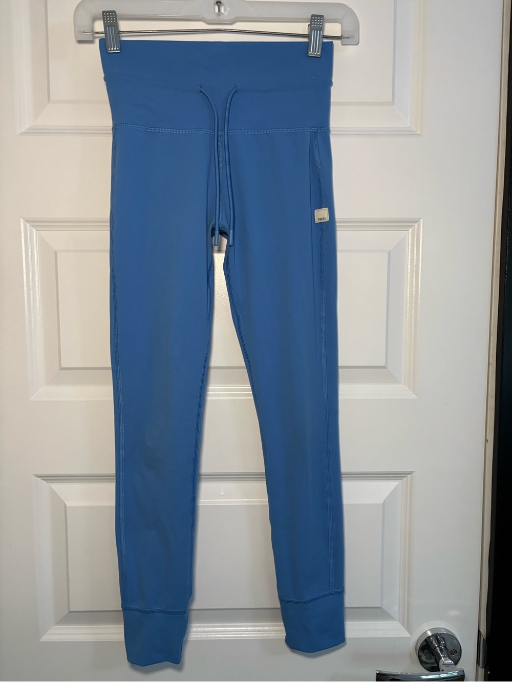 Vuori Women's Daily Leggings Size XS Blue Drawstring High Rise